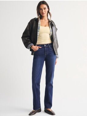 Abercrombie & Fitch 90s Straight Mid-Rise